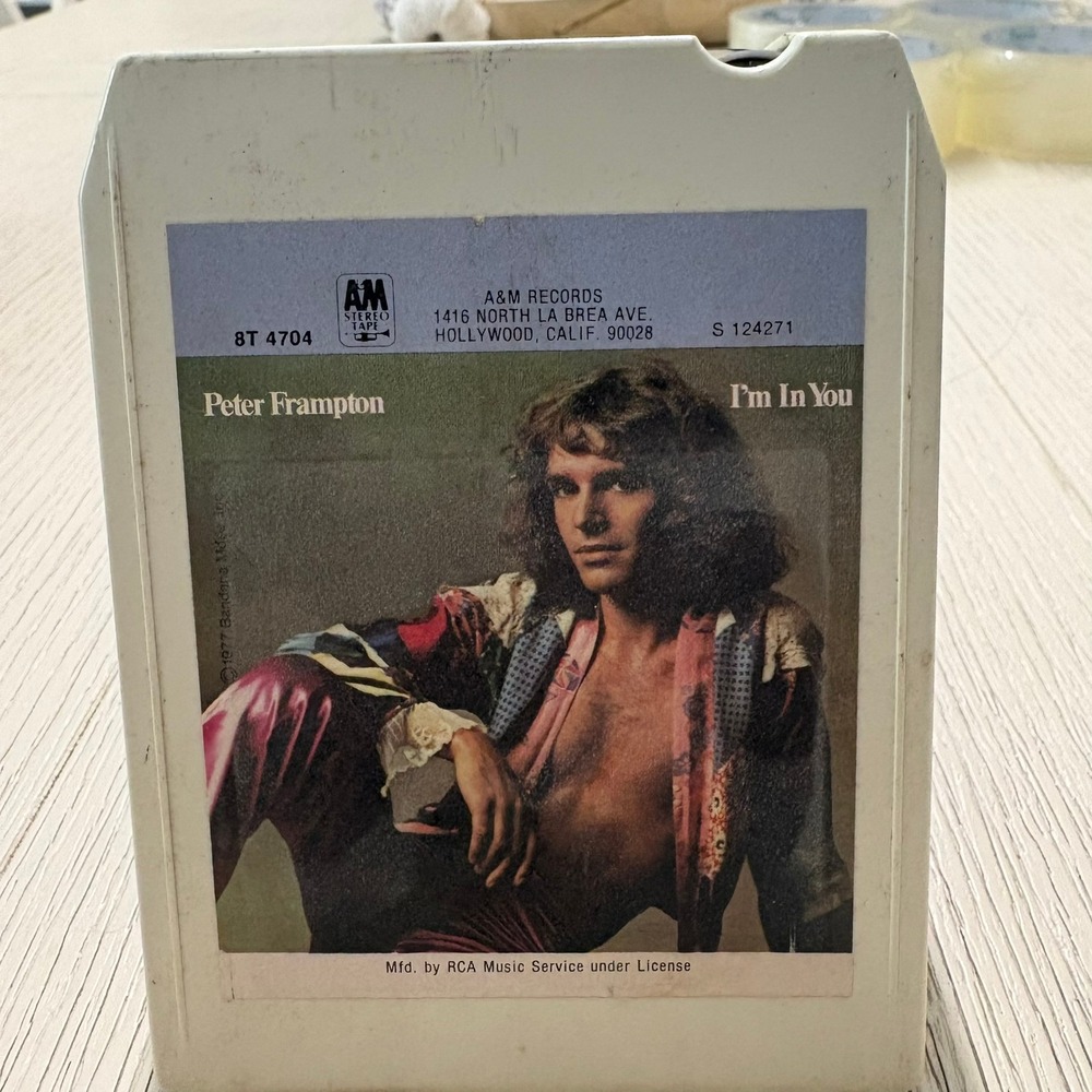 Peter Frampton I'm In You 8-Track Tape 1977 A&M Records 8T 4704 Vintage Rock